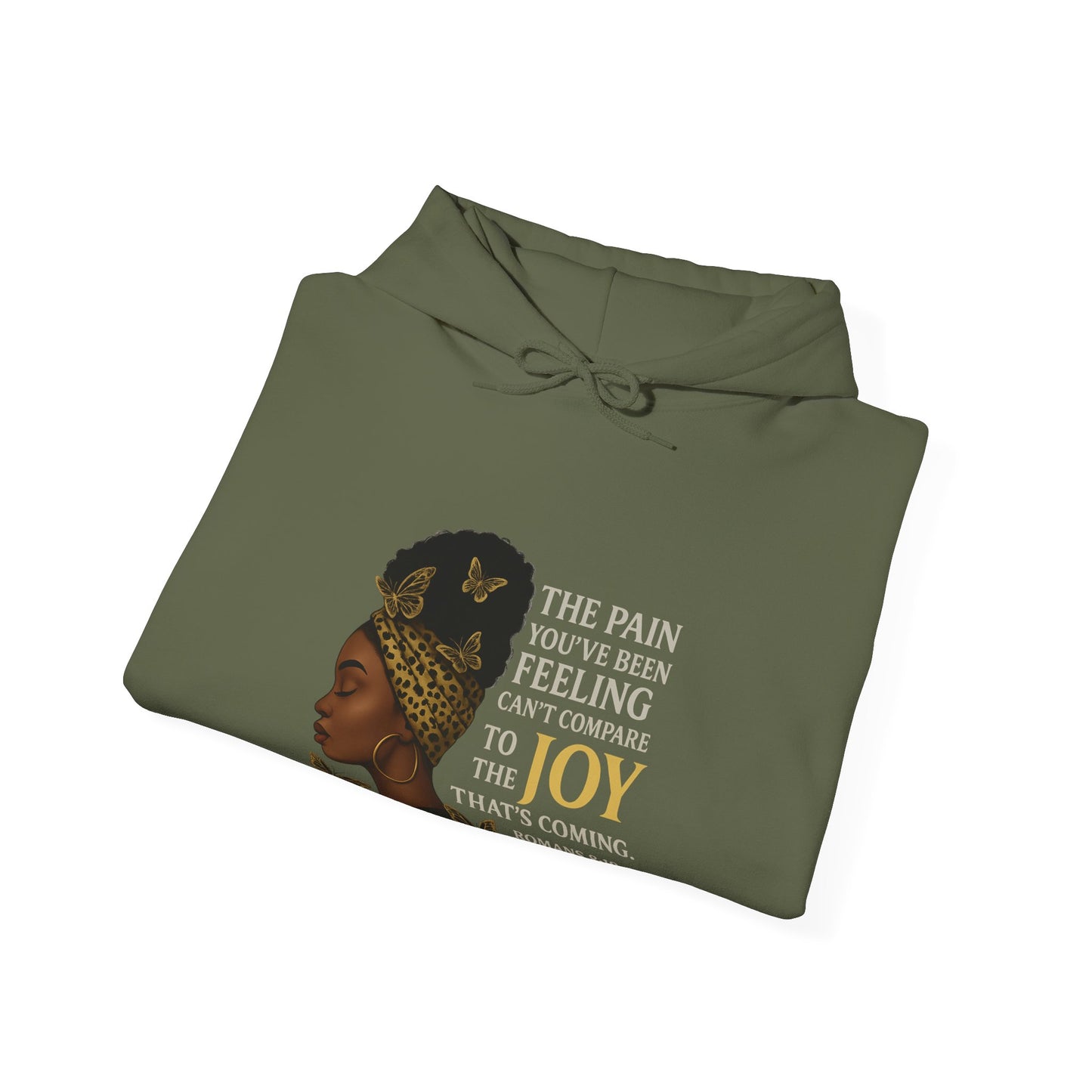 Joy Is Coming” Romans 8:18 Inspirational Hoodie