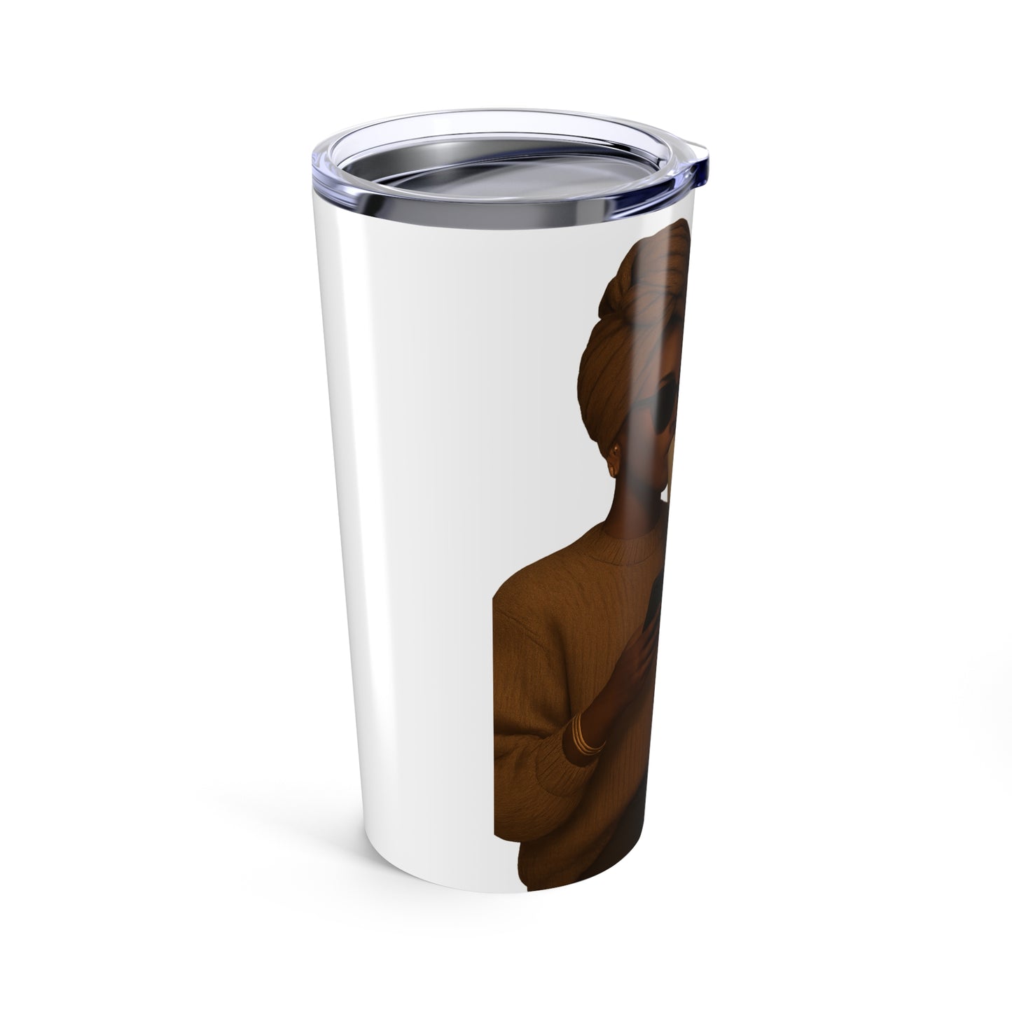 Inspirational 20oz Tumbler – God is Within Her | Motivational Gift for Women | Travel Mug, Coffee Cup, Self-Care Reminder