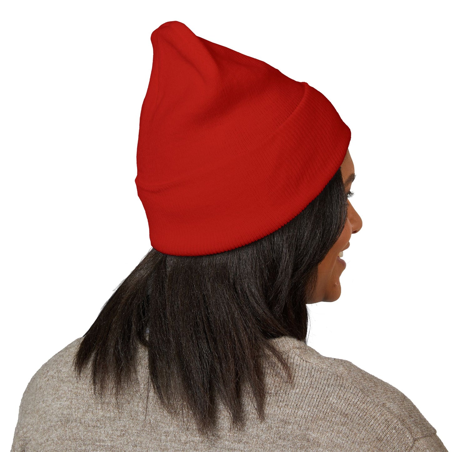 Embroidered Inspirational Beanie, Classic Cuffed Beanie, Cozy Winter Hat, Faith-Based Gift, Everyday Wear, Unique Accessory