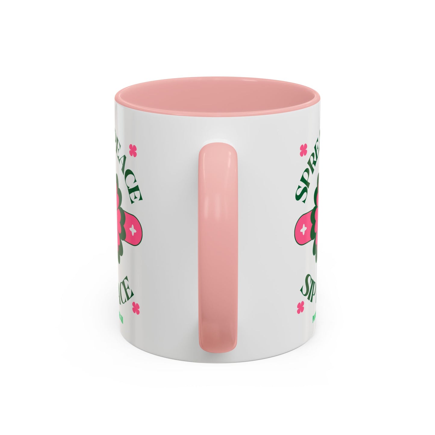 Accent Coffee Mug Ceramic Mug – Spread Peace & Sip Peace (11, 15oz)