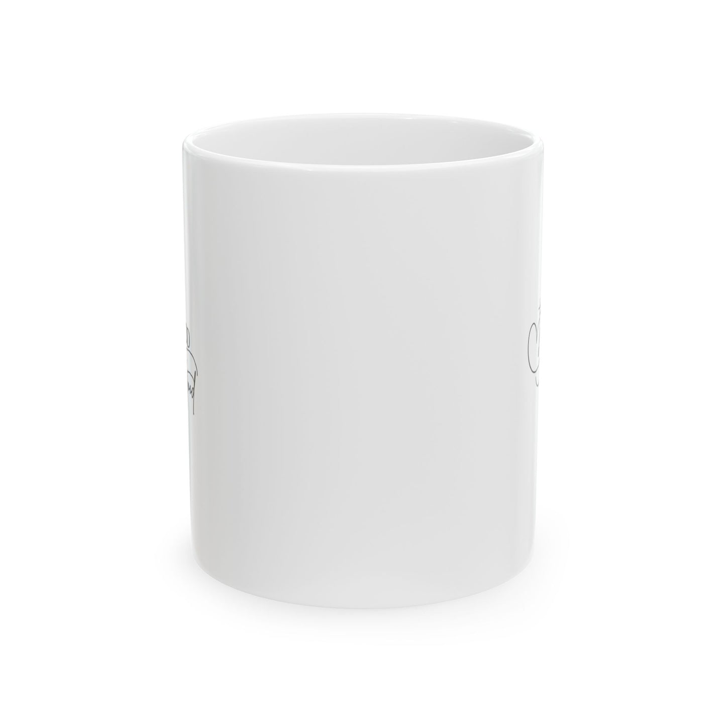 Chic Ceramic Mug for Home or Office, Coffee Lover Gift, Personalized Drinkware, Fun Quotes, Perfect for Holidays