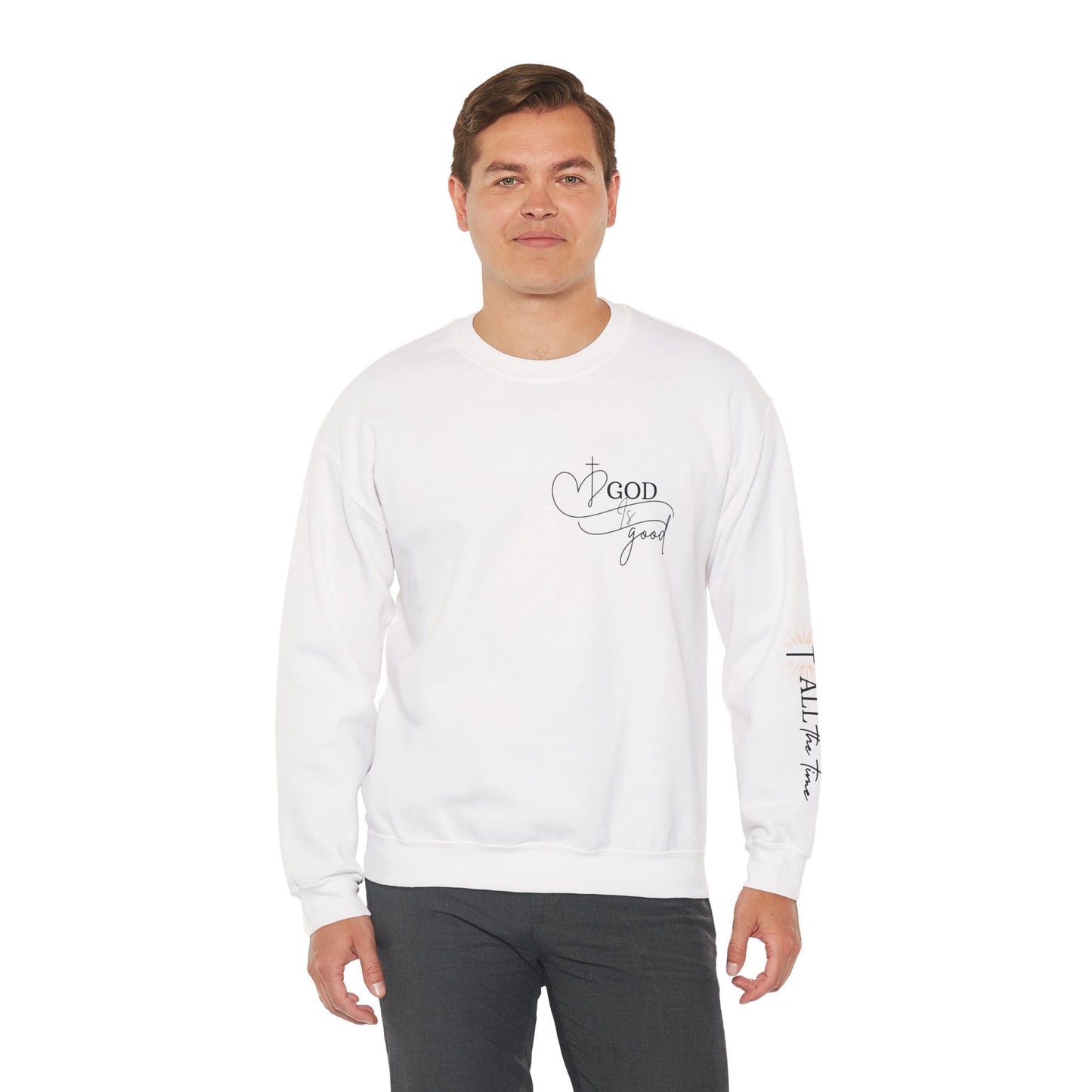 Faith-Inspired Unisex Crewneck Sweatshirt | Cozy & Comfortable Apparel for Church, Everyday Wear, and Gifts