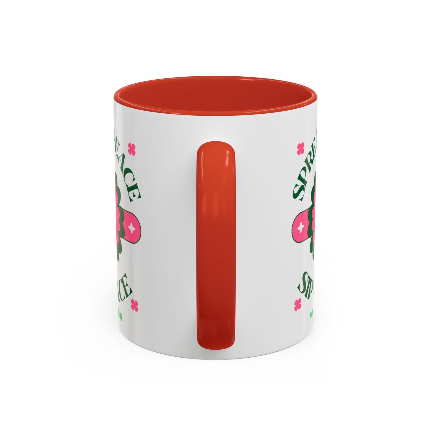 Accent Coffee Mug Ceramic Mug – Spread Peace & Sip Peace (11, 15oz)