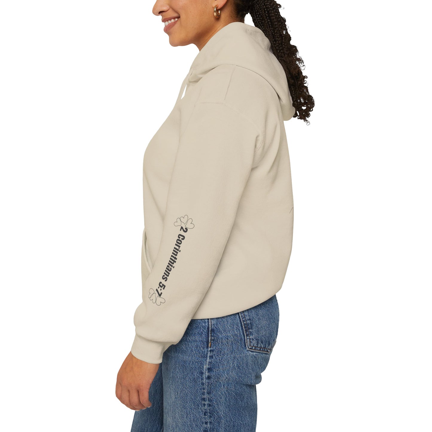 Inspirational Unisex Hooded Sweatshirt | Perfect for Faith, Fitness, Relaxation, Gifts, and Everyday Wear