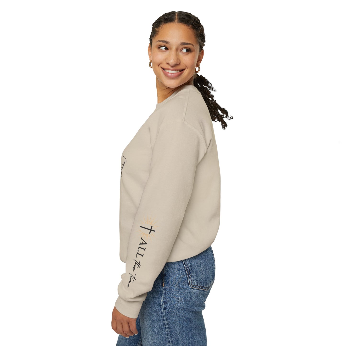 Faith-Inspired Unisex Crewneck Sweatshirt | Cozy & Comfortable Apparel for Church, Everyday Wear, and Gifts