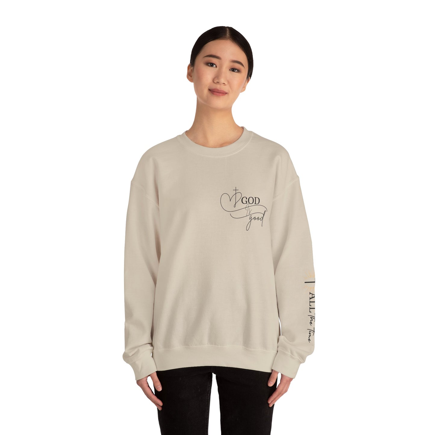 Faith-Inspired Unisex Crewneck Sweatshirt | Cozy & Comfortable Apparel for Church, Everyday Wear, and Gifts