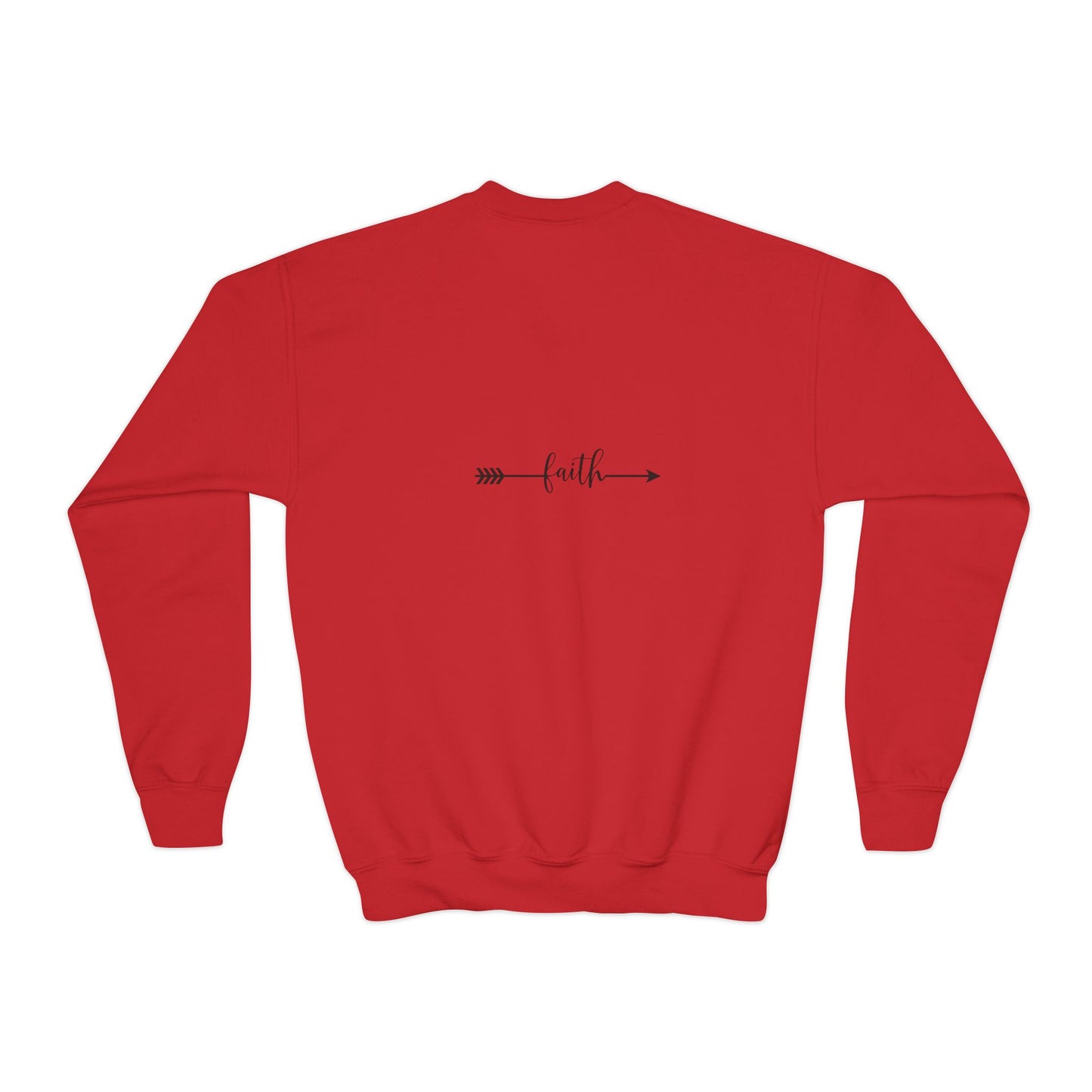 Christian Youth Crewneck Sweatshirt - 'Bloom Life Is Good with Christ'