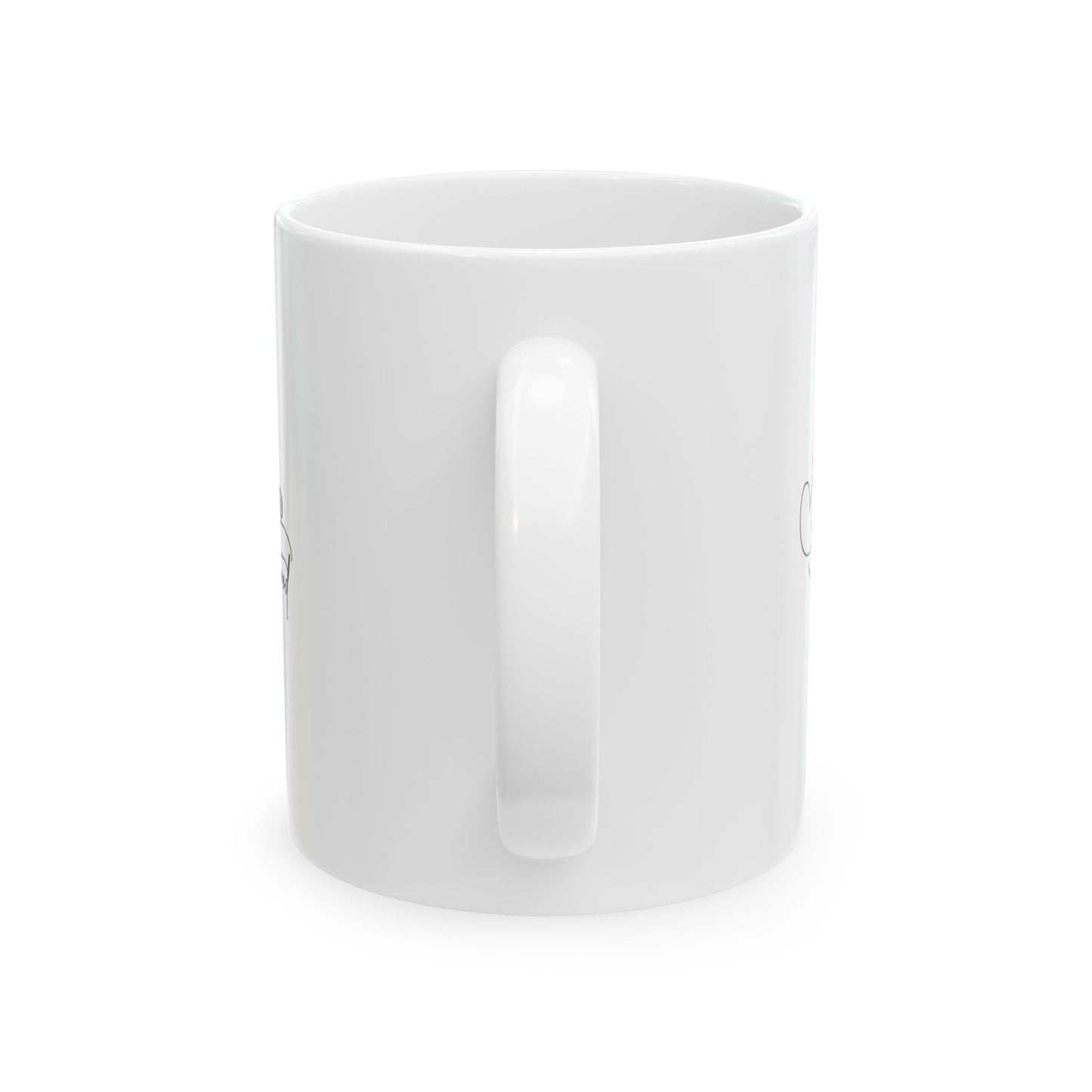 Chic Ceramic Mug for Home or Office, Coffee Lover Gift, Personalized Drinkware, Fun Quotes, Perfect for Holidays
