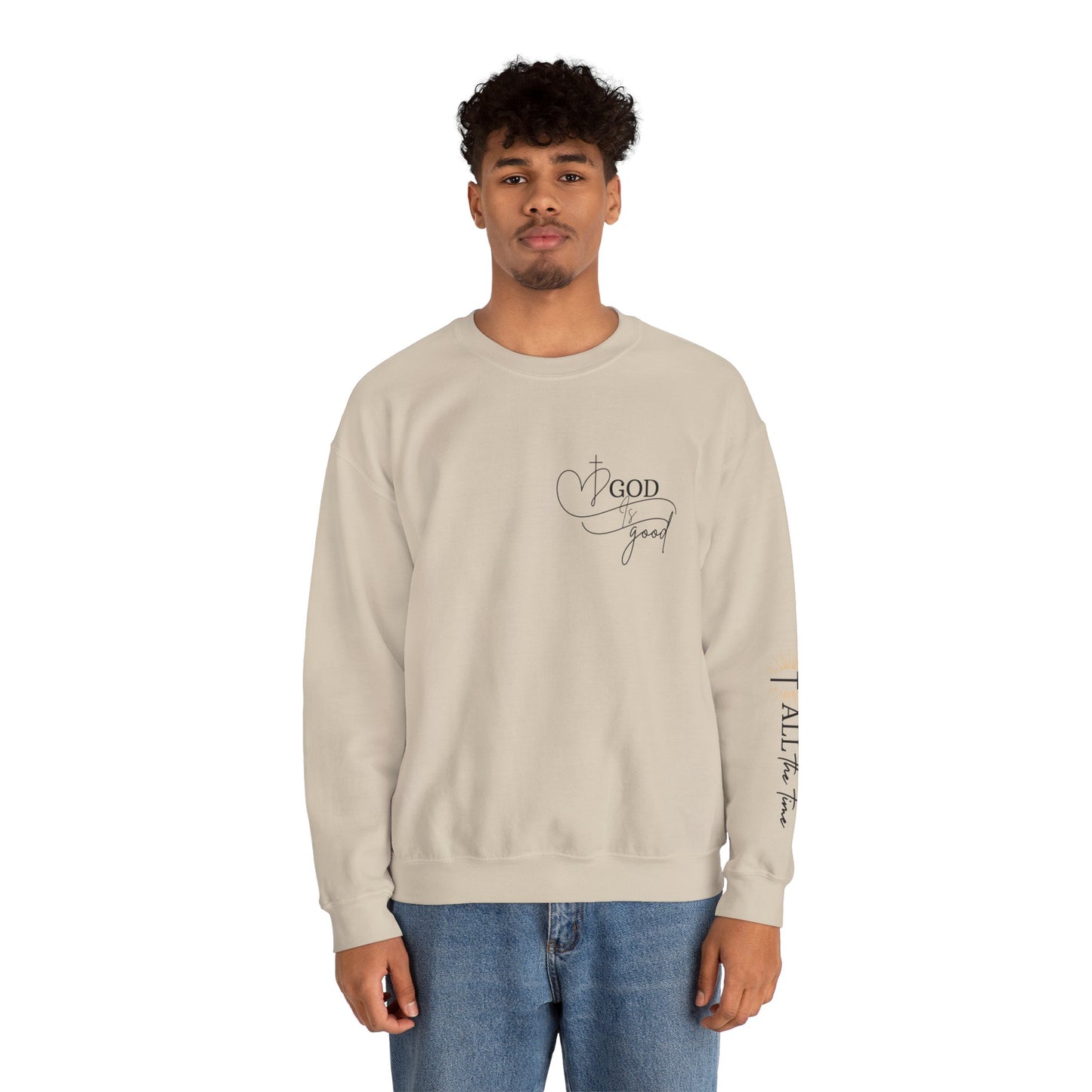 Faith-Inspired Unisex Crewneck Sweatshirt | Cozy & Comfortable Apparel for Church, Everyday Wear, and Gifts