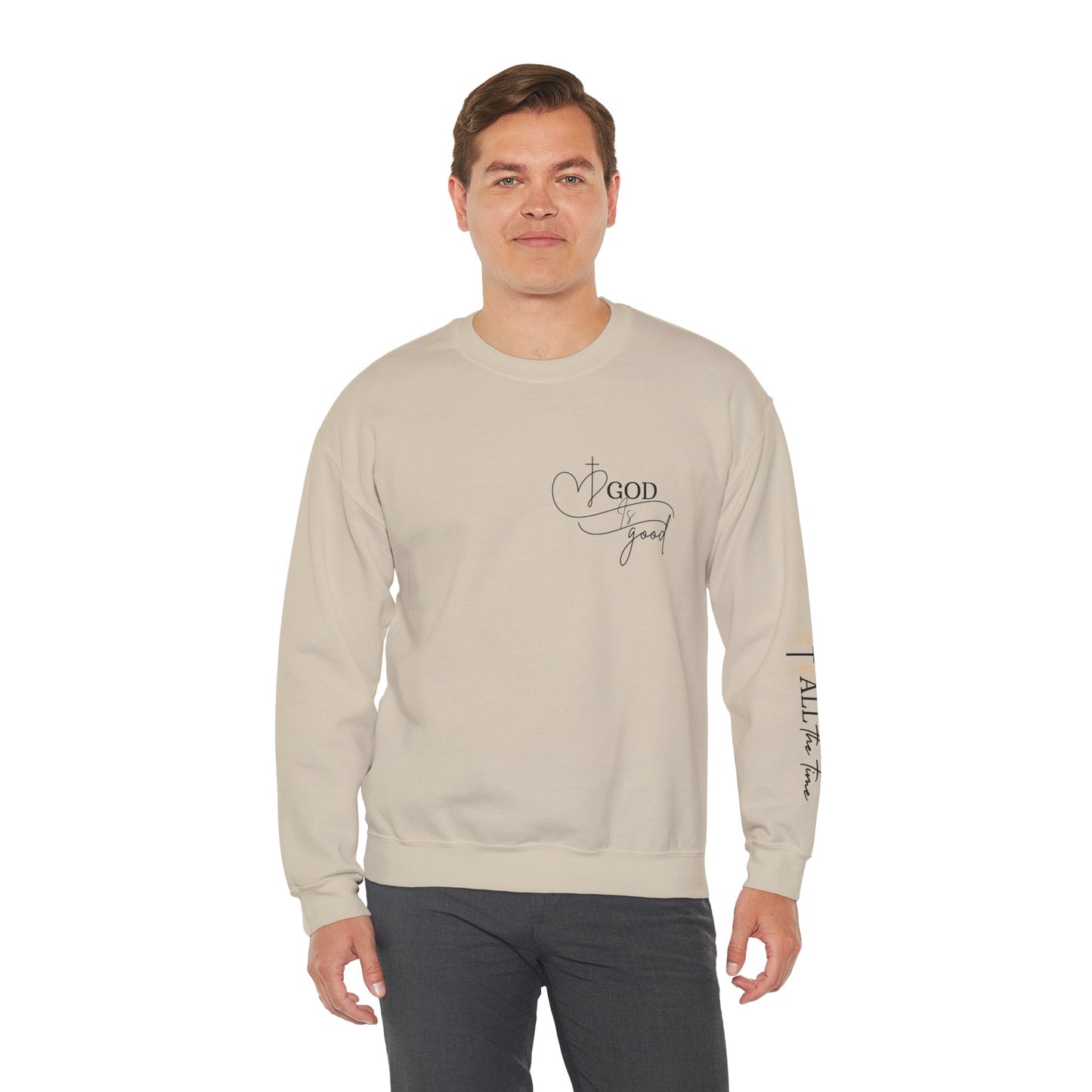 Faith-Inspired Unisex Crewneck Sweatshirt | Cozy & Comfortable Apparel for Church, Everyday Wear, and Gifts