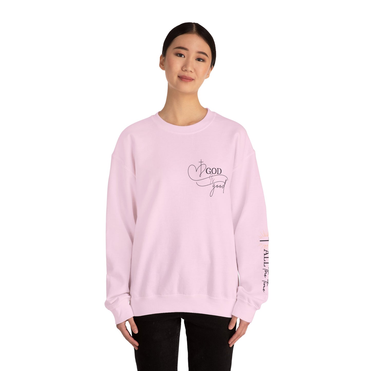 Faith-Inspired Unisex Crewneck Sweatshirt | Cozy & Comfortable Apparel for Church, Everyday Wear, and Gifts