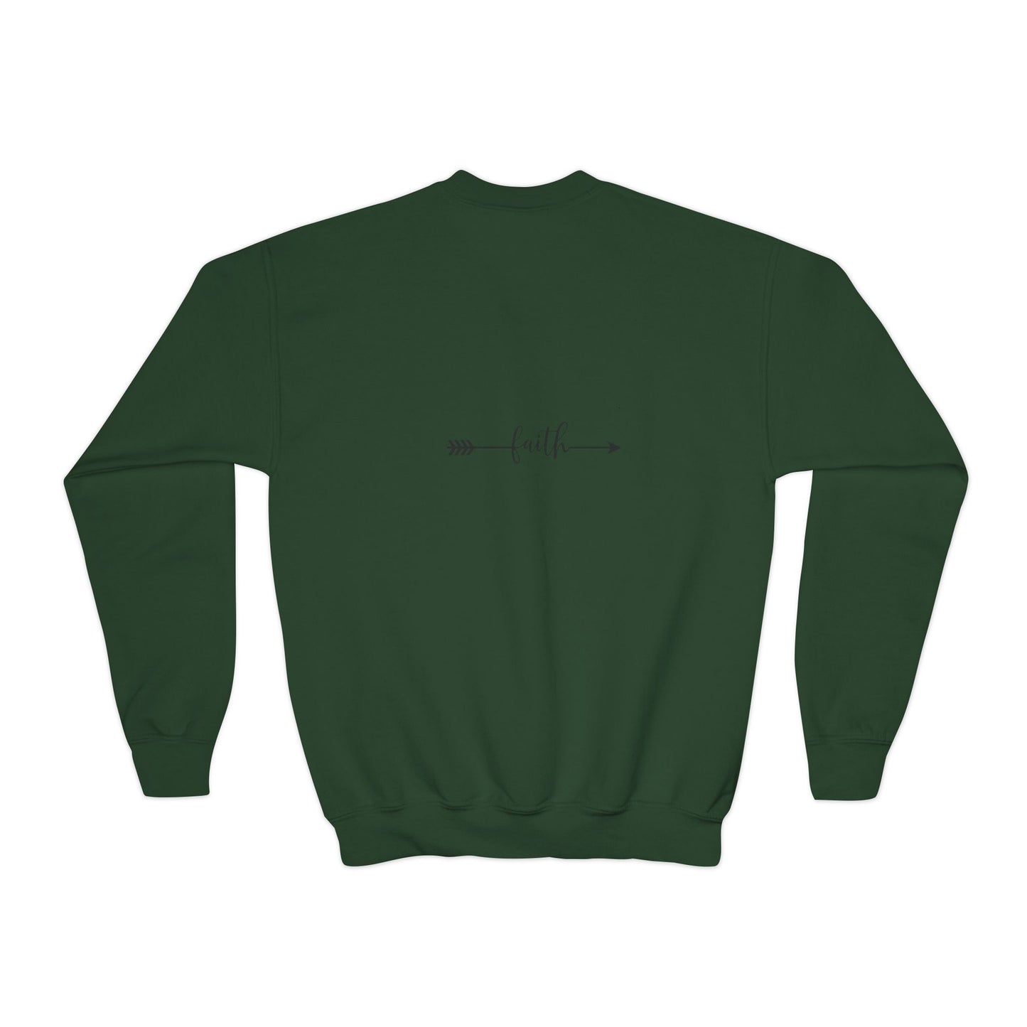 Christian Youth Crewneck Sweatshirt - 'Bloom Life Is Good with Christ'