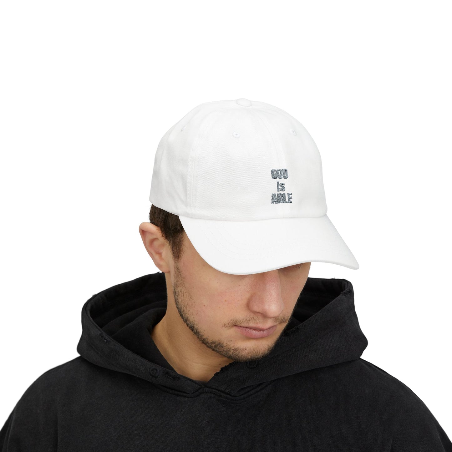 Embroidered God Is Able Classic Dad Cap