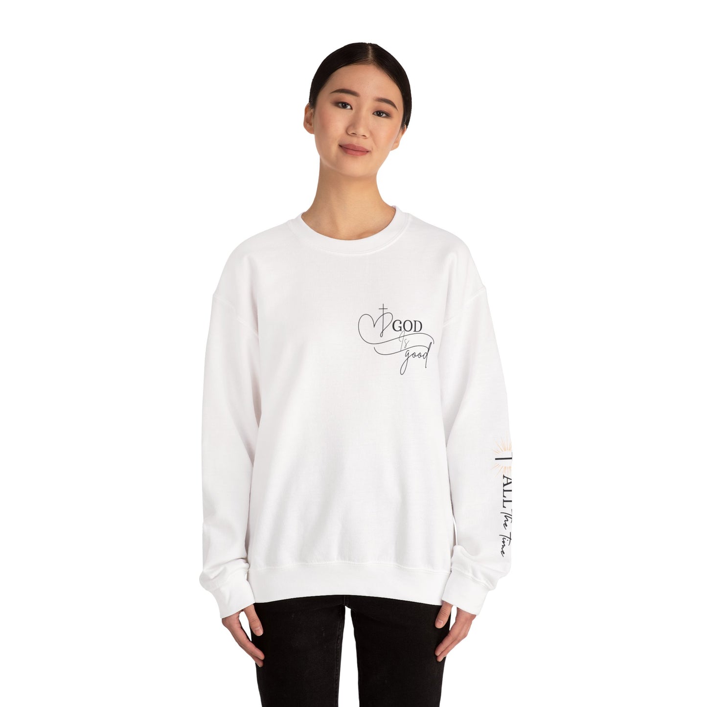Faith-Inspired Unisex Crewneck Sweatshirt | Cozy & Comfortable Apparel for Church, Everyday Wear, and Gifts