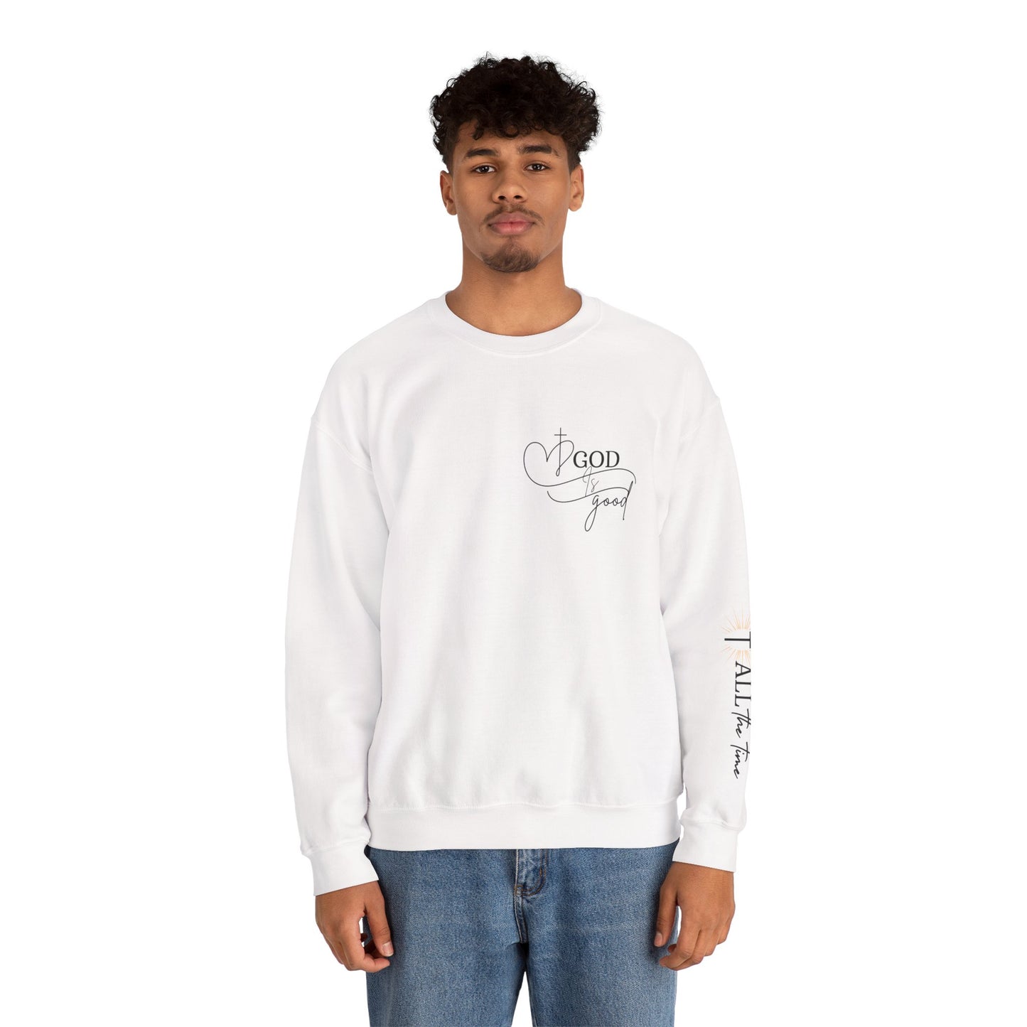 Faith-Inspired Unisex Crewneck Sweatshirt | Cozy & Comfortable Apparel for Church, Everyday Wear, and Gifts